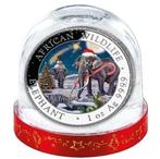 Somalië. 100 Shilling 2026 – Elephant (Snowglobe Edition) –