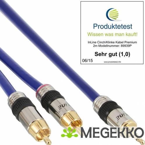 InLine 3m RCA/3.5mm Premium, Computers en Software, Overige Computers en Software, Nieuw, Verzenden