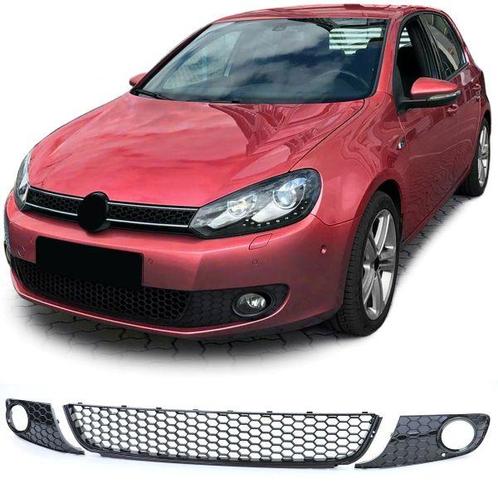 Grill Volkswagen Golf 6 Glans Zwart GTI Look 08-13, Auto-onderdelen, Carrosserie en Plaatwerk, Ophalen of Verzenden
