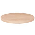 vidaXL Tafelblad rond Ø40x2,5 cm onbehandeld massief, Huis en Inrichting, Tafels | Eettafels, Verzenden, Nieuw