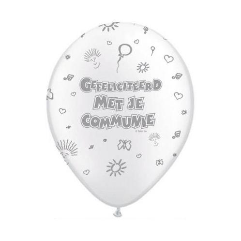 Communieversiering ballonnen 8 stuks - Eerste communie ver.., Hobby en Vrije tijd, Feestartikelen, Ophalen of Verzenden