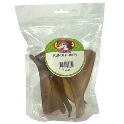 Petsnack Runderoren - 5 ST (412950), Dieren en Toebehoren, Honden-accessoires, Nieuw, Verzenden