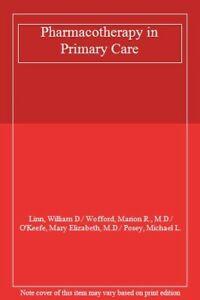 Pharmacotherapy in Primary Care. Linn, Wofford, R., OKeefe,, Boeken, Overige Boeken, Zo goed als nieuw, Verzenden