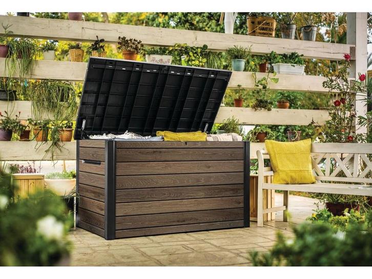 Keter Signature - Opbergbox - 870L weerbestendig en, Huis en Inrichting, Woonaccessoires | Overige, Nieuw, Verzenden