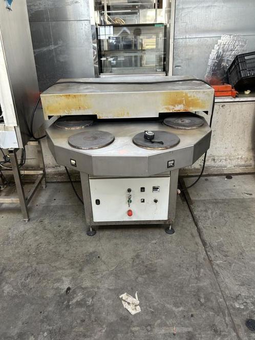 Occasion Pannenkoeken carrousel 6 pans, Zakelijke goederen, Horeca | Keukenapparatuur, Gebruikt, Ophalen