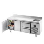 GGM Gastro | Koelwerkbank Premium PLUS - 1960x700mm - met 1, Verzenden, Nieuw in verpakking
