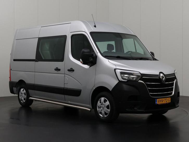 Renault Master 2.3 dCi 180PK L2H2 Dubbele Cabine | 2xSchuifd, Auto's, Bestelauto's, Dealer onderhouden, Lease, Overige kleuren