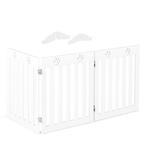 LIVSK Inklapbaar Hondenhek - Stevig MDF met 3 Panelen - 360°, Dieren en Toebehoren, Verzenden, Nieuw