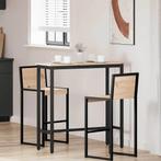 vidaXL Tafel Naturel 100 x 40 x 101 cm Engineered hout en, Verzenden, Nieuw, Overige houtsoorten, Minder dan 50 cm