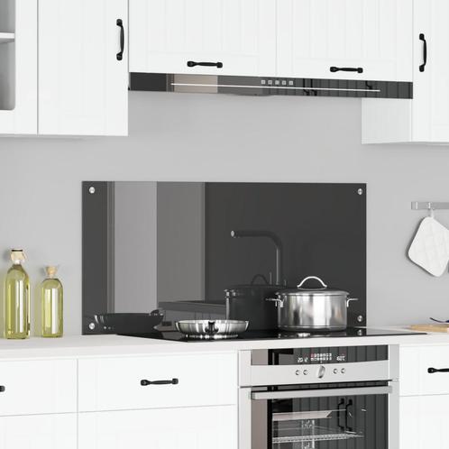 vidaXL Keuken Achterwand Donkergrijs 110 x 50 x 0.6 cm, Huis en Inrichting, Keuken | Keukenbenodigdheden, Nieuw, Verzenden