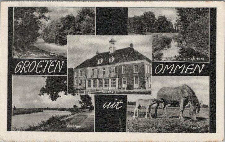 OMMEN - Meerluik Groeten uit Ommen, Verzamelen, Ansichtkaarten | Nederland, Verzenden