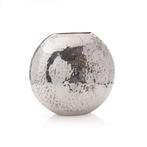 Hammered Silver-Plated Decorative Vase - Vaas - Verzilverd