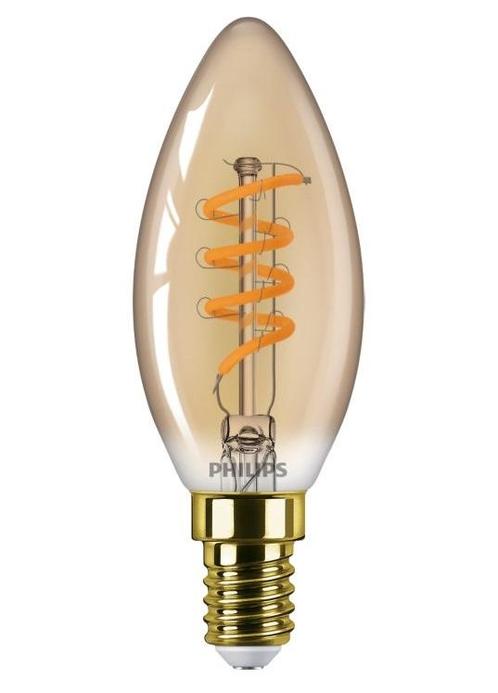 Philips LED kaarslamp E14 2.5W 136lm 1800K Amber Dimbaar, Huis en Inrichting, Lampen | Overige, Nieuw, Ophalen of Verzenden