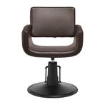 Gabbiano Mataro Kappersstoel Bruin-Zwart – Luxe, Huis en Inrichting, Stoelen, Ophalen of Verzenden, Nieuw