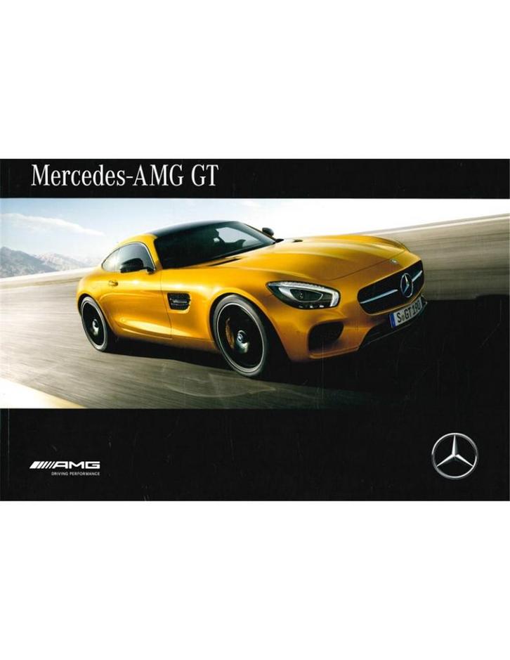 2016 MERCEDES AMG GT BROCHURE DUITS, Boeken, Auto's | Folders en Tijdschriften
