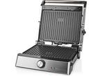 Nedis Contact Grill - 2000 W - 29 x 23 cm - Regelbare, Witgoed en Apparatuur, Contactgrills, Verzenden, Zo goed als nieuw