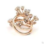 Ring - 14 karaat Roségoud - 2.44ct. tw. Diamant (Natuurlijk), Sieraden, Tassen en Uiterlijk, Ringen, Nieuw