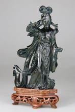 Statuette Kwanyin Sculptuur - Oog van de Tijger - tiger eye