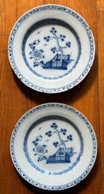 Delft - Schotel (2) - Coppia piatti - Porselein, Antiek en Kunst