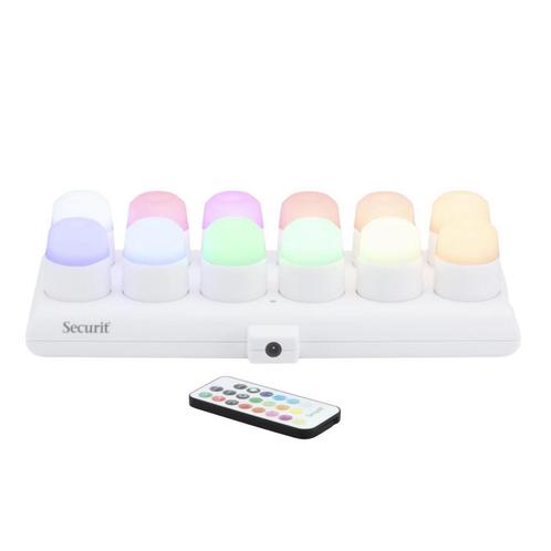 LED Theelichten set Amsterdam RGB | Multicolor | 12 Stuks, Zakelijke goederen, Horeca | Keukenapparatuur, Nieuw in verpakking
