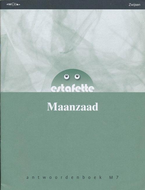 Estafette nieuw antwoordenboek M7 Maanzaad, Boeken, Schoolboeken, Nieuw, Verzenden