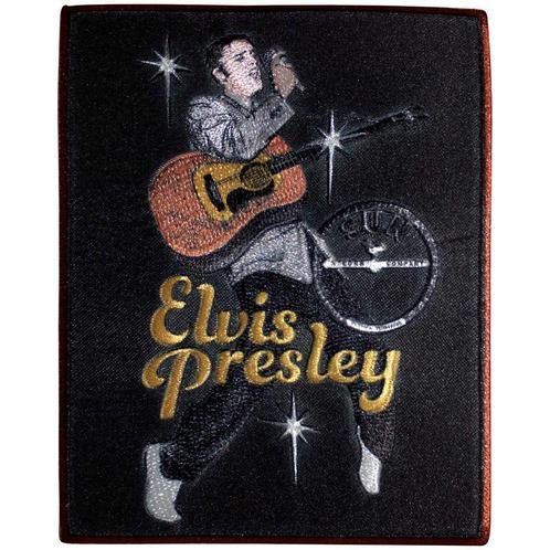 Elvis Presley - Elvis Mic - Patch officiële merchandise, Verzamelen, Muziek, Artiesten en Beroemdheden, Kleding, Nieuw, Ophalen of Verzenden