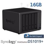 NAS Synology DS1019+ 16GB refurbished, Computers en Software, Ophalen of Verzenden, Refurbished