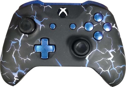 Xbox One S Wireless Controller Custom-Lightning + Aurora, Spelcomputers en Games, Spelcomputers | Xbox | Accessoires, Zo goed als nieuw