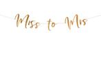 LetterBanner Miss to Mrs Rosegoud 18x76cm, Kleding | Dames, Ophalen of Verzenden, Nieuw