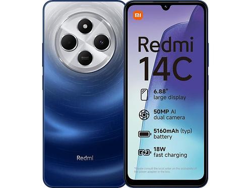 Xiaomi -  Redmi 14c - 128gb Starry  128 Gb - Blauw, Telecommunicatie, Mobiele telefoons | Overige merken, Nieuw, Zonder abonnement