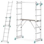 Kamersteiger en ladder - 6 in 1 - 300 cm werkhoogte - opv..., Doe-het-zelf en Verbouw, Steigers, Ophalen of Verzenden, Nieuw