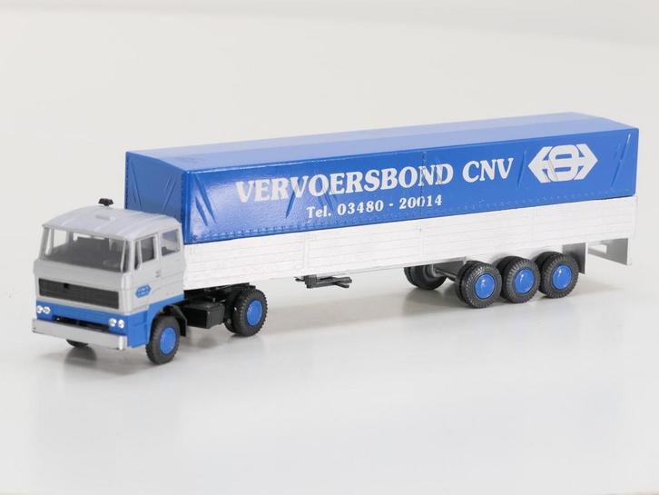 Schaal 1:50 Lion Car DAF 2800 Vervoersbond CNV trekker me..., Hobby en Vrije tijd, Modelauto's | 1:50, Zo goed als nieuw, Ophalen of Verzenden