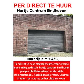 Te huur in hartje centrum Eindhoven (Raiffeisenstraat) beschikbaar voor biedingen