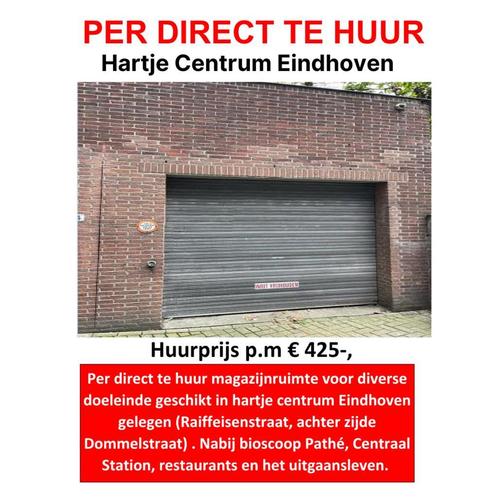 Te huur in hartje centrum Eindhoven (Raiffeisenstraat), Huizen en Kamers, Huizen te koop