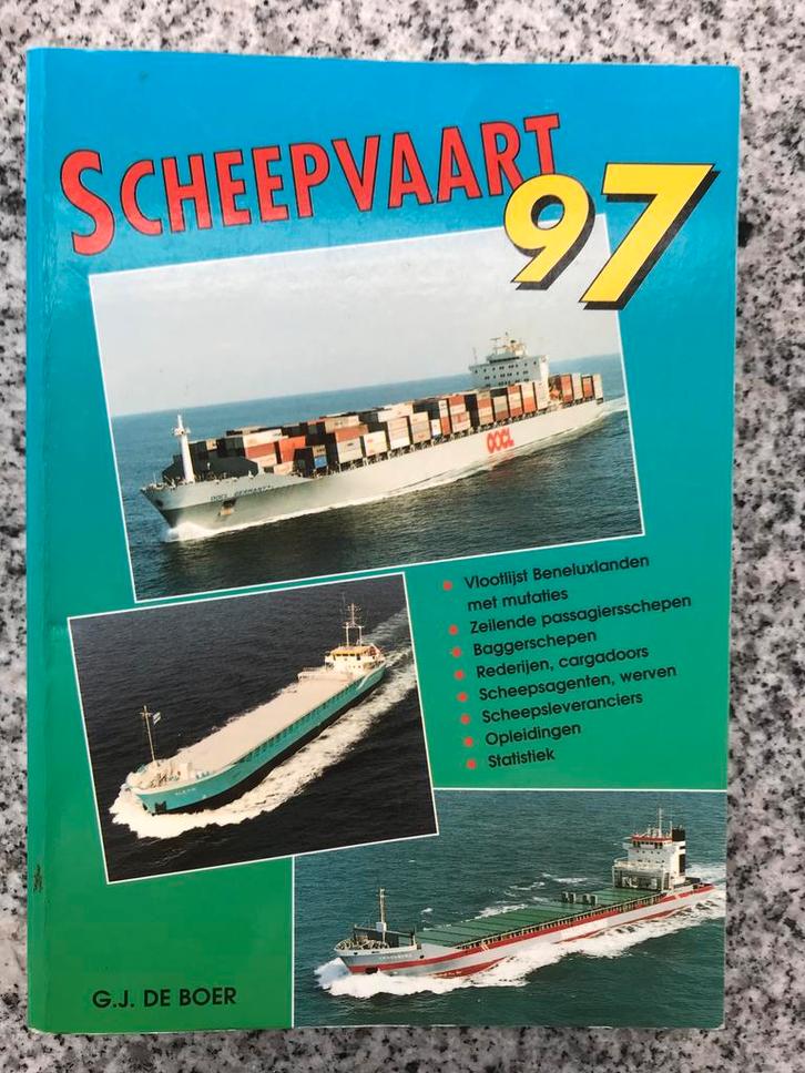 Scheepvaart 1997 (G.J. de Boer), Boeken, Vervoer en Transport, Verzenden