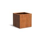 Cortenstaal plantenbak CARREZ 80x80x80cm.