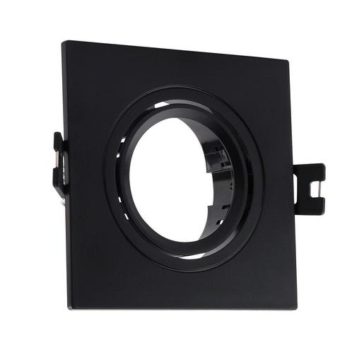 Inbouwframe 93 mm x 93 mm | vierkante inbouwspot zwart | uit, Huis en Inrichting, Lampen | Overige, Nieuw, Verzenden