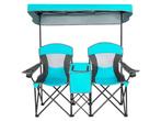 Luxe 2-Persoons Campingstoel - Verstelbare Luifel Koelvak -, Caravans en Kamperen, Verzenden, Nieuw