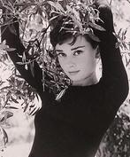 Philippe Halsman - On an Italian farm with Audrey Hepburn.