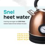 2dekans | MOA Waterkoker Retro EK3TC – 1,8L – RVS – BPA-Vrij, Ophalen of Verzenden, Zo goed als nieuw