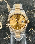 Rolex Datejust 41 - New  126303 - Iced Out - Diamonds, Sieraden, Tassen en Uiterlijk, Horloges | Heren, Nieuw, Goud, Polshorloge