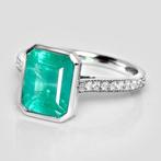 Zonder Minimumprijs - Ring - 14 karaat Witgoud, 3,64ct, Sieraden, Tassen en Uiterlijk, Ringen, Nieuw