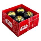 Kerstballen set | Disney Star Wars | 4 stuks (Goud/zwart), Diversen, Verzenden, Nieuw