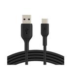 Belkin charger boost USB-A naar USB-C-kabel  2 meter zwart, Nieuw, Apple iPhone, Ophalen of Verzenden