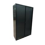 Archiefkast 120x45x193, Zwart, Gebruikt, Ophalen of Verzenden, Gebruikt