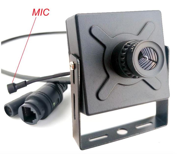 Pinhole IP camera 4Mp, 16mm telelens,  kijkhoek 22graden, Po, Audio, Tv en Foto, Videobewaking, Nieuw, Ophalen of Verzenden