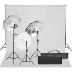 vidaXL Fotostudioset met verlichtingsset en achtergrond, Audio, Tv en Foto, Fotografie | Fotostudio en Toebehoren, Verzenden, Nieuw