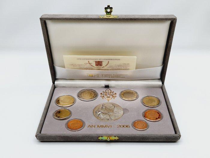 Vaticaan. Proof Set 2006 (incl. medaglia in argento) (Zonder, Postzegels en Munten, Munten | Europa | Euromunten