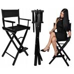 Beautylushh Houten Make-up Stoel: Professioneel, Stijlvol..., Ophalen of Verzenden, Nieuw