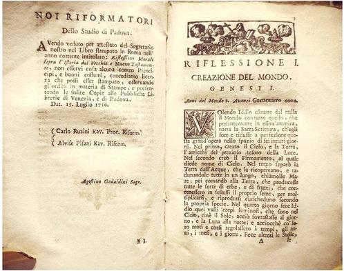 Fontaine Nicolas. - Riflessioni Morali sopra lIstoria del, Antiek en Kunst, Antiek | Boeken en Bijbels